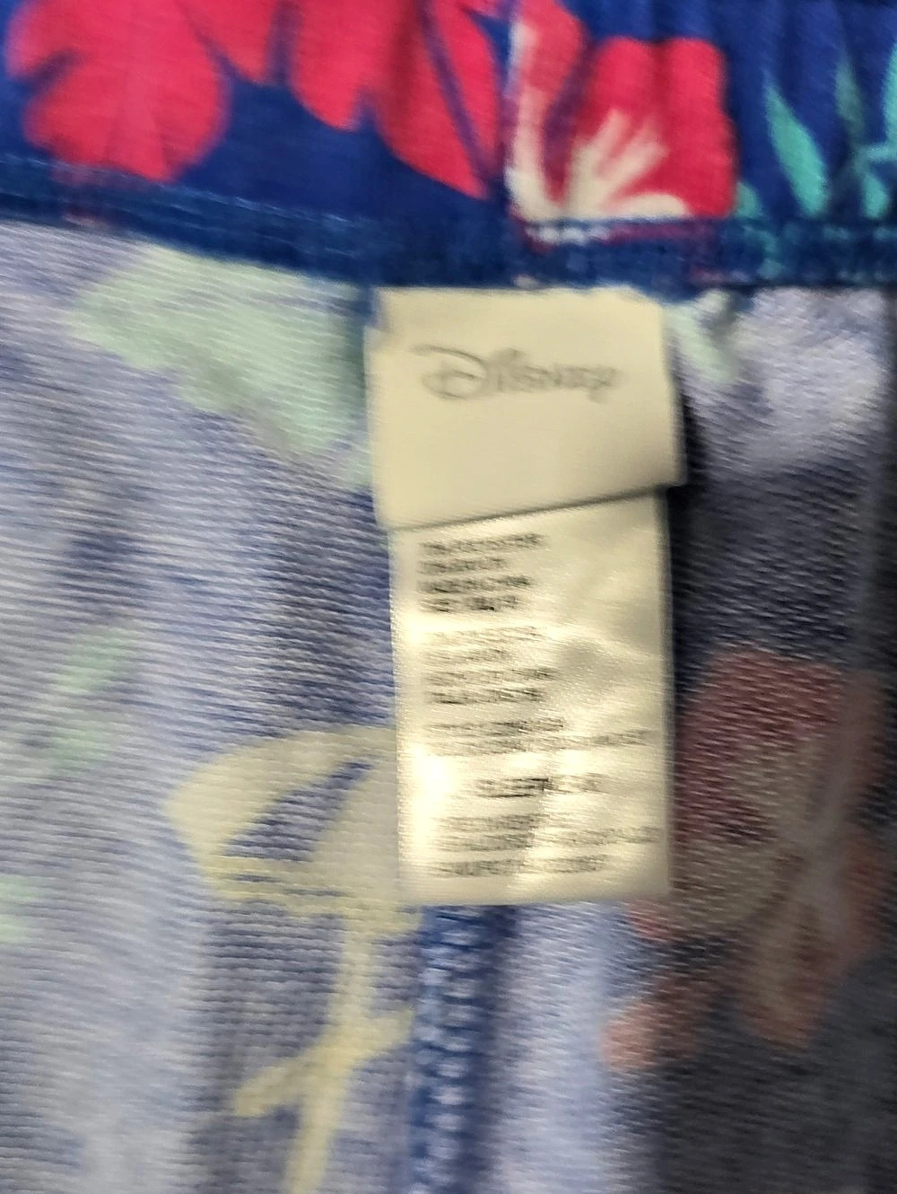 Disney Mickey Mouse Tropical Paradise Jogger Pajama Pants Leggings - Picture 4 of 5